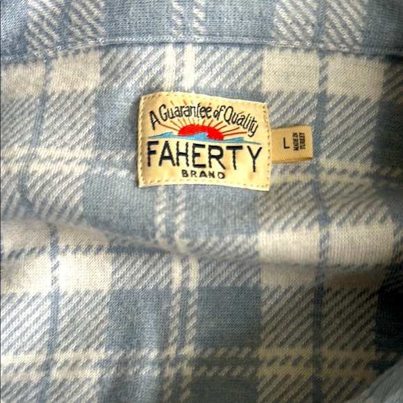 Blue and White Plaid Men's Shirt - Picture 2 of 6